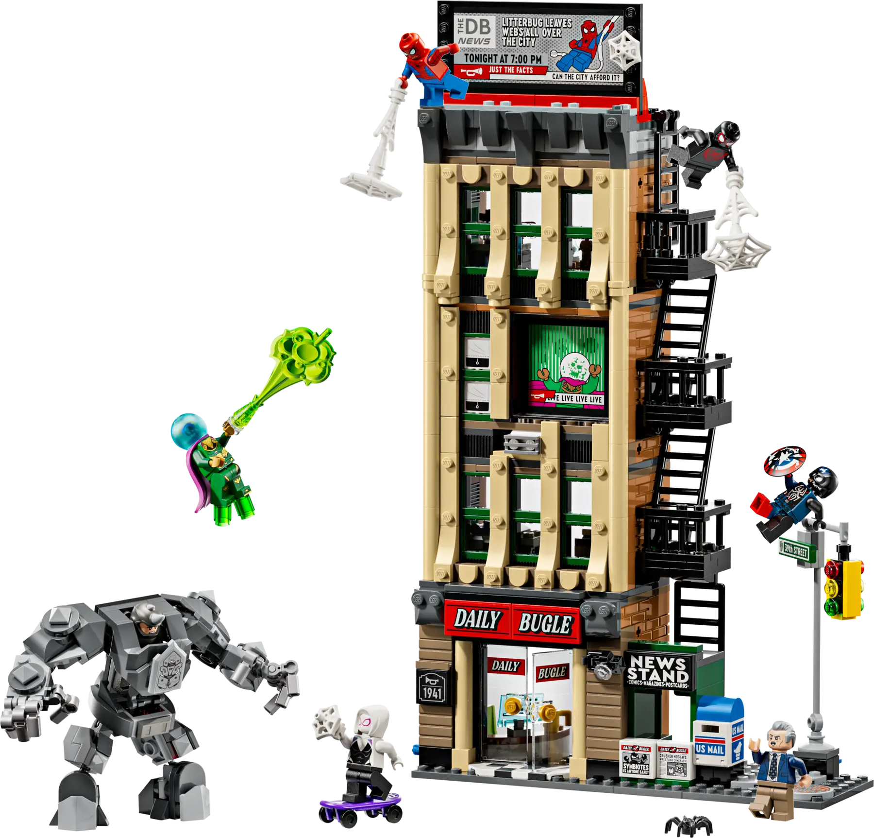 Lego Spider-Man vs. Mysterio: The Daily Bugle (76342)