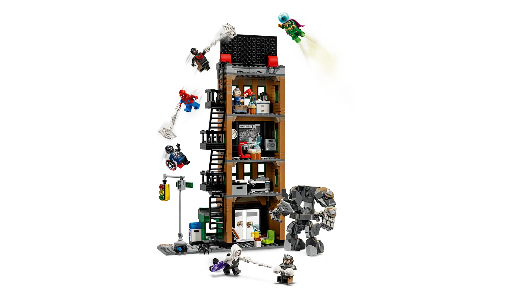 Lego Spider-Man vs. Mysterio: The Daily Bugle (76342)