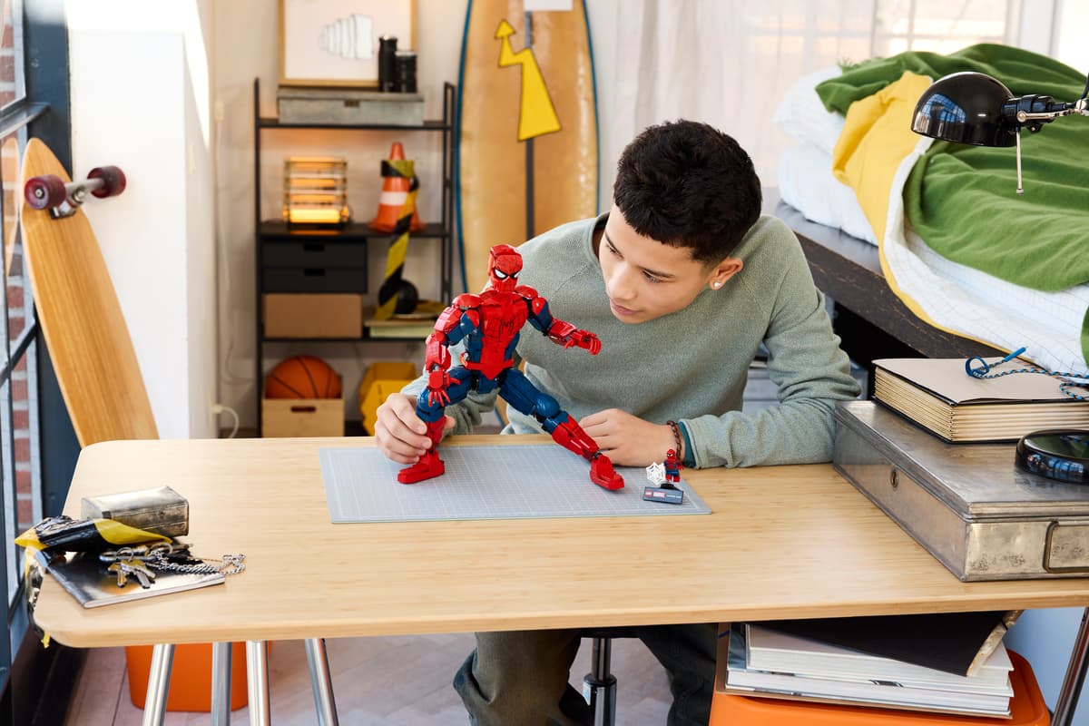 LEGO Marvel Spider-Man Hero Figure (76346) – Poseable Buildable Action Figure