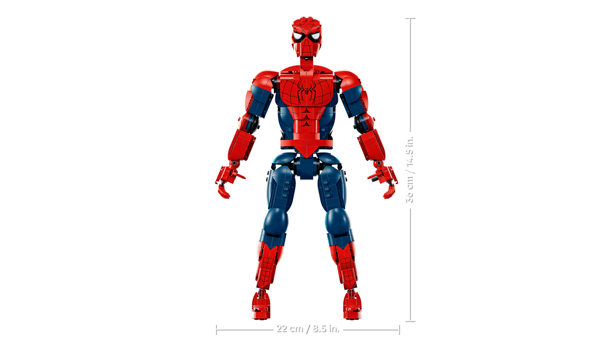 LEGO Marvel Spider-Man Hero Figure (76346) – Poseable Buildable Action Figure