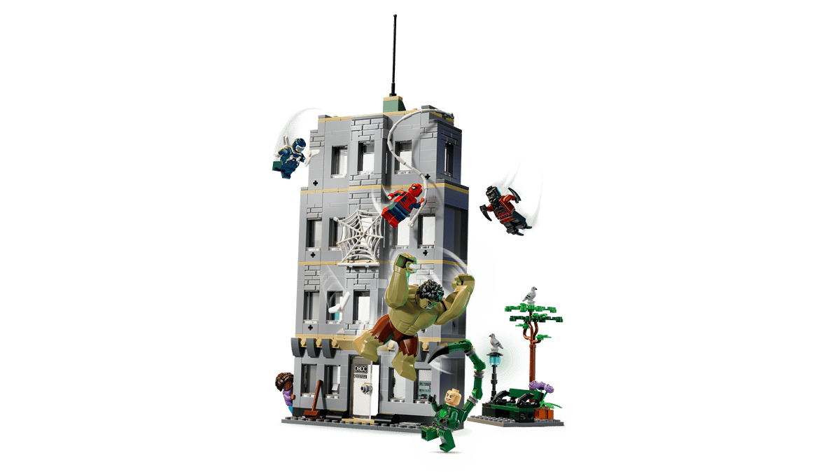 LEGO Marvel Spider-Man vs. Hulk Epic Clash (76350) – Action Battle Building Set