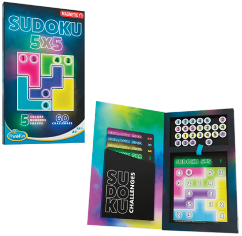 ThinkFun Sudoku 5x5 Mag Travel Puzzle