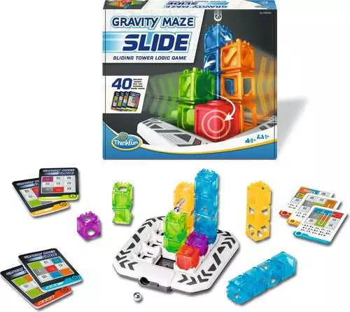 Ravensburger Gravity Maze Slide – Logic & STEM Maze Challenge Game (Ages 8+)