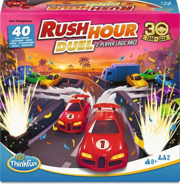 Ravensburger Rush Hour Duel – Two-Player Logic & Traffic Jam Strategy Game (Ages 8+)