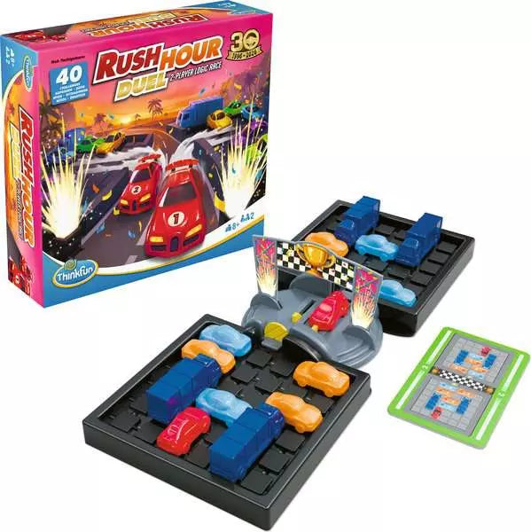 Ravensburger Rush Hour Duel – Two-Player Logic & Traffic Jam Strategy Game (Ages 8+)