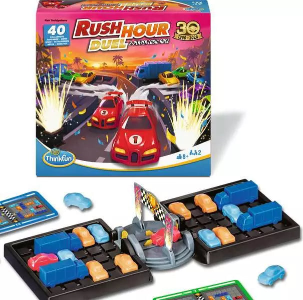 Ravensburger Rush Hour Duel – Two-Player Logic & Traffic Jam Strategy Game (Ages 8+)