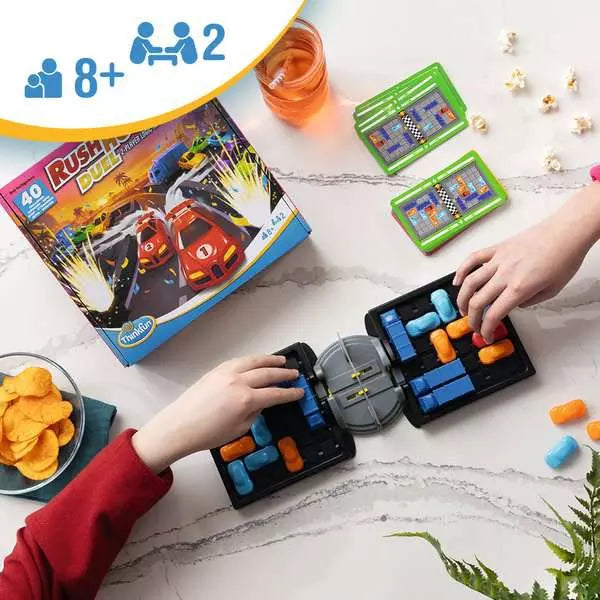 Ravensburger Rush Hour Duel – Two-Player Logic & Traffic Jam Strategy Game (Ages 8+)