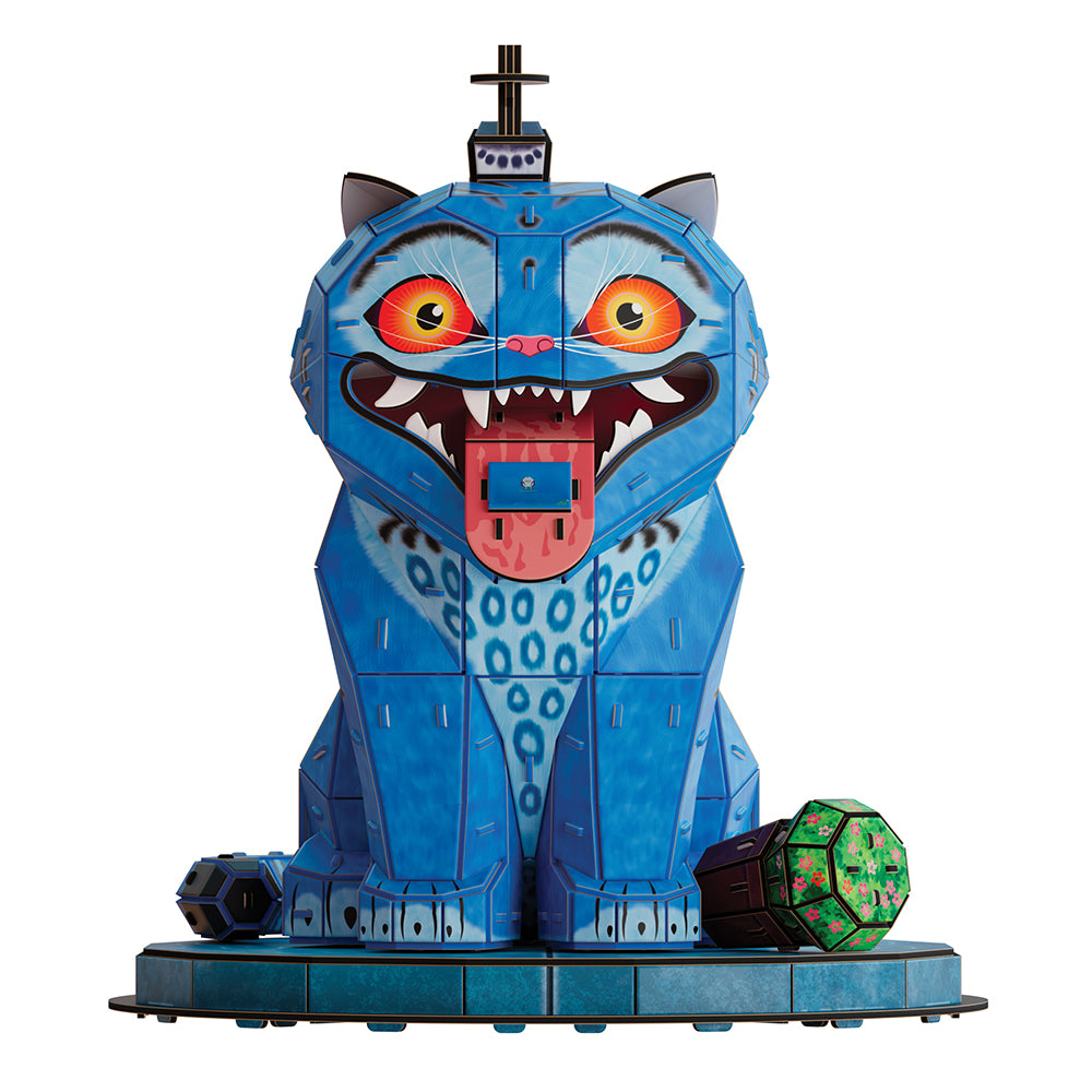 4D Build KPop Demon Hunters Derpy Tiger & Sussie Bird – 168-Piece Interactive 3D Model Kit with Removable Tongue & Flowerpot (Ages 12+)