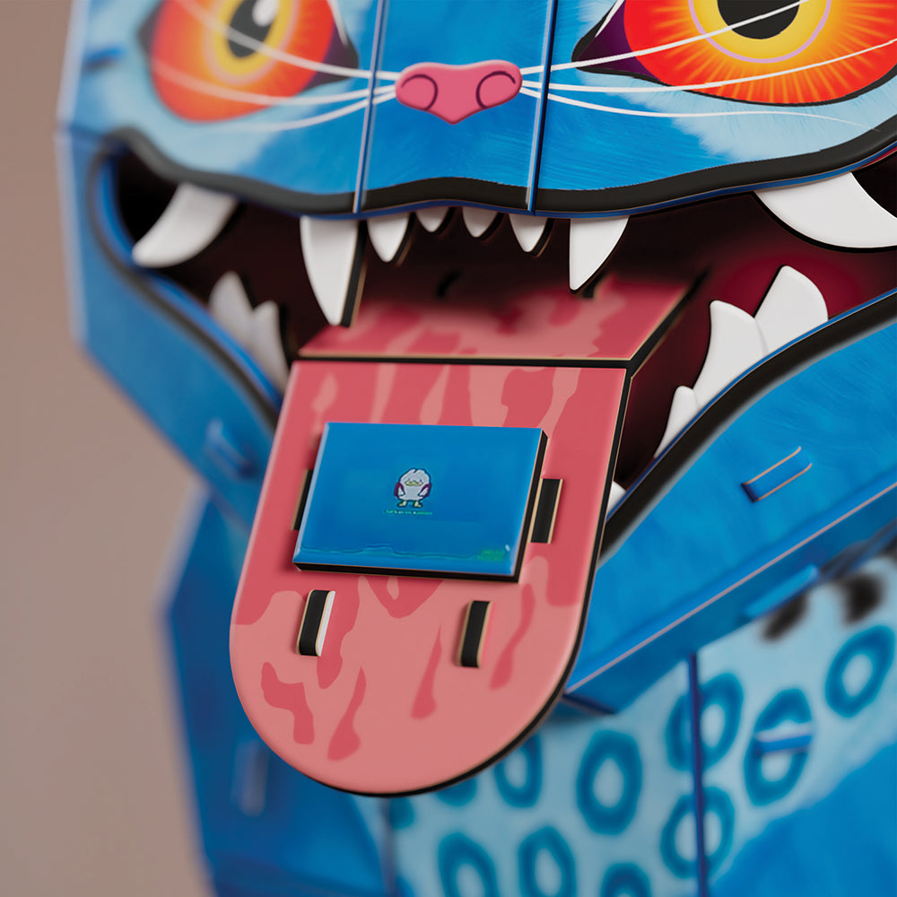 4D Build KPop Demon Hunters Derpy Tiger & Sussie Bird – 168-Piece Interactive 3D Model Kit with Removable Tongue & Flowerpot (Ages 12+)