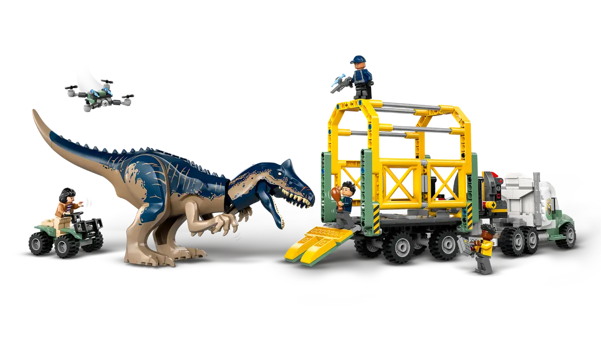 Lego Dinosaur Missions: Allosaurus Transport Truck (76966)