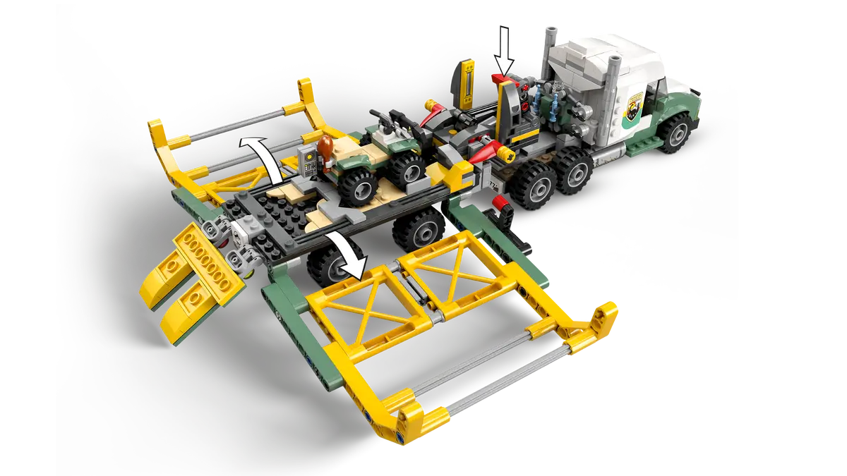 Lego Dinosaur Missions: Allosaurus Transport Truck (76966)