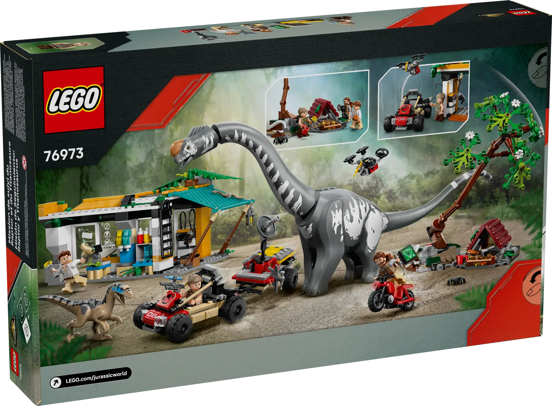 Lego Raptor & Titanosaurus Tracking Mission (76973)