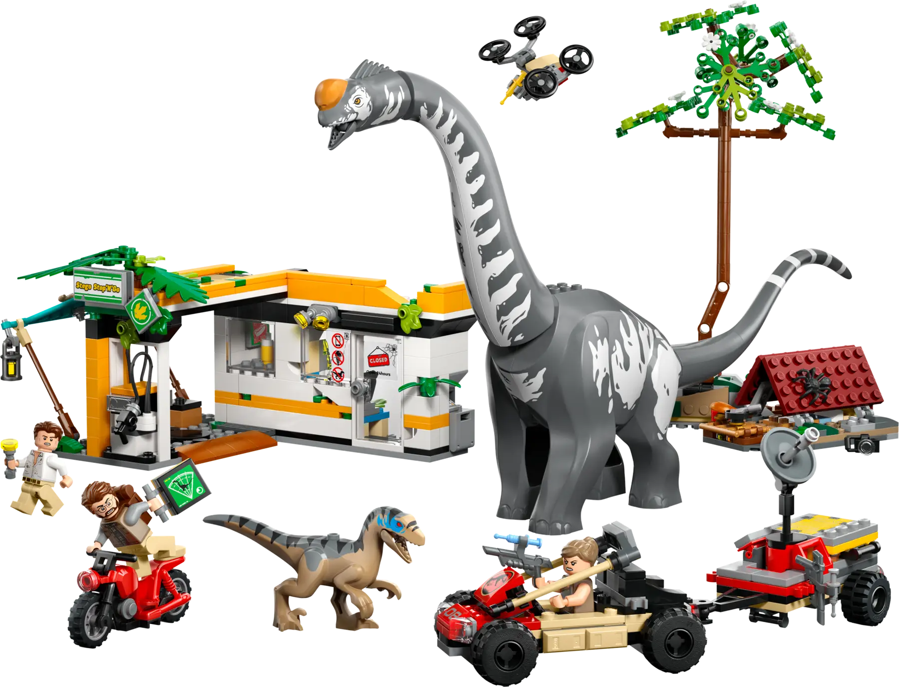 Lego Raptor & Titanosaurus Tracking Mission (76973)