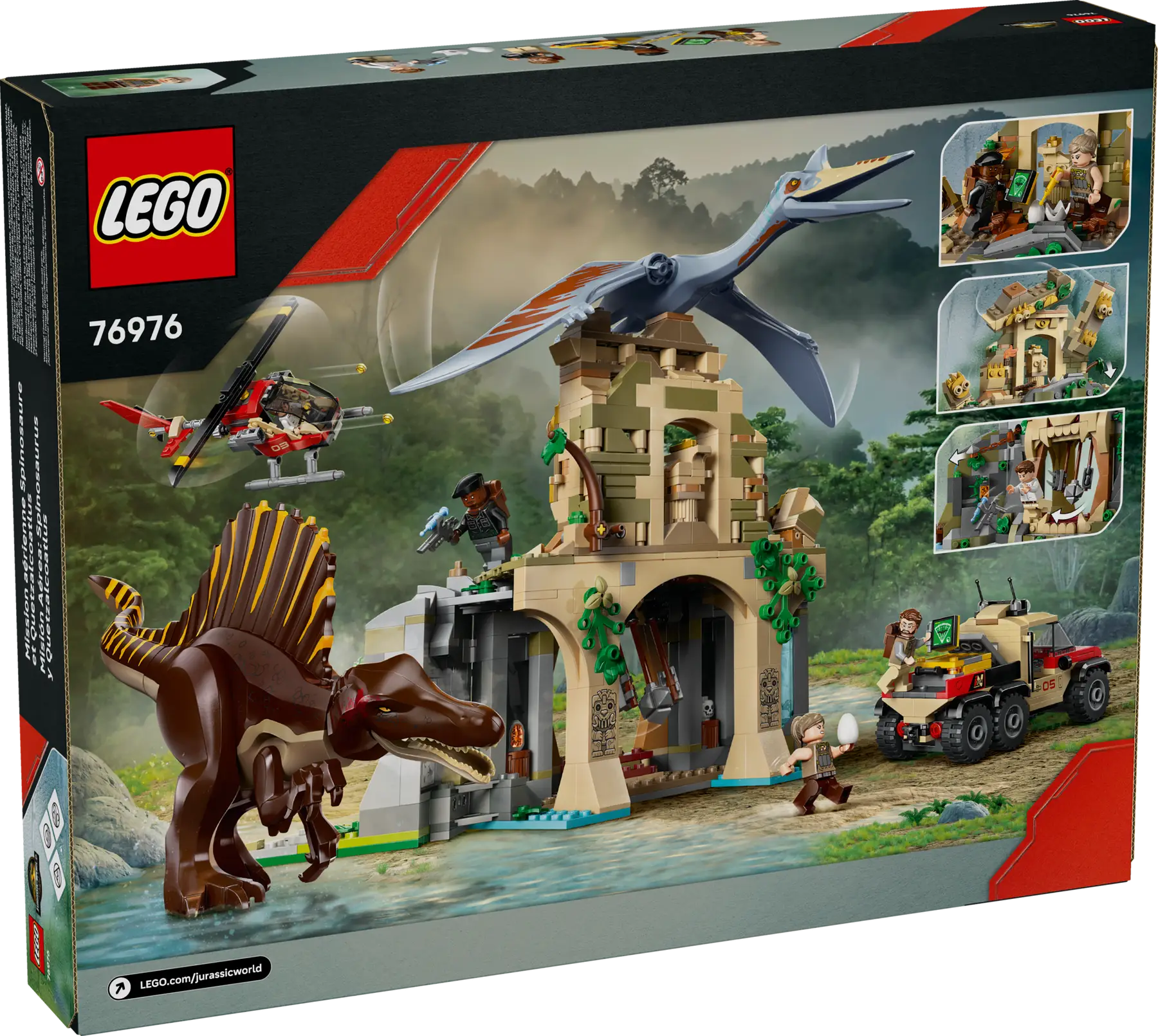 Lego Spinosaurus & Quetzalcoatlus Air Mission (76976)