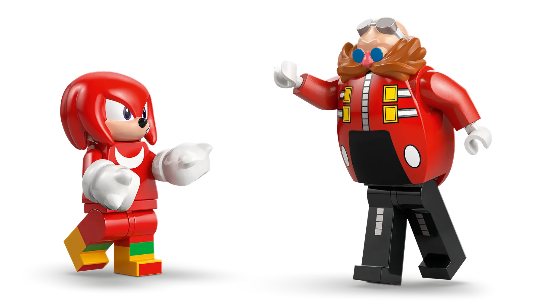 Lego Knuckles vs. Dr. Eggman Egg Crusher Mech (77005)