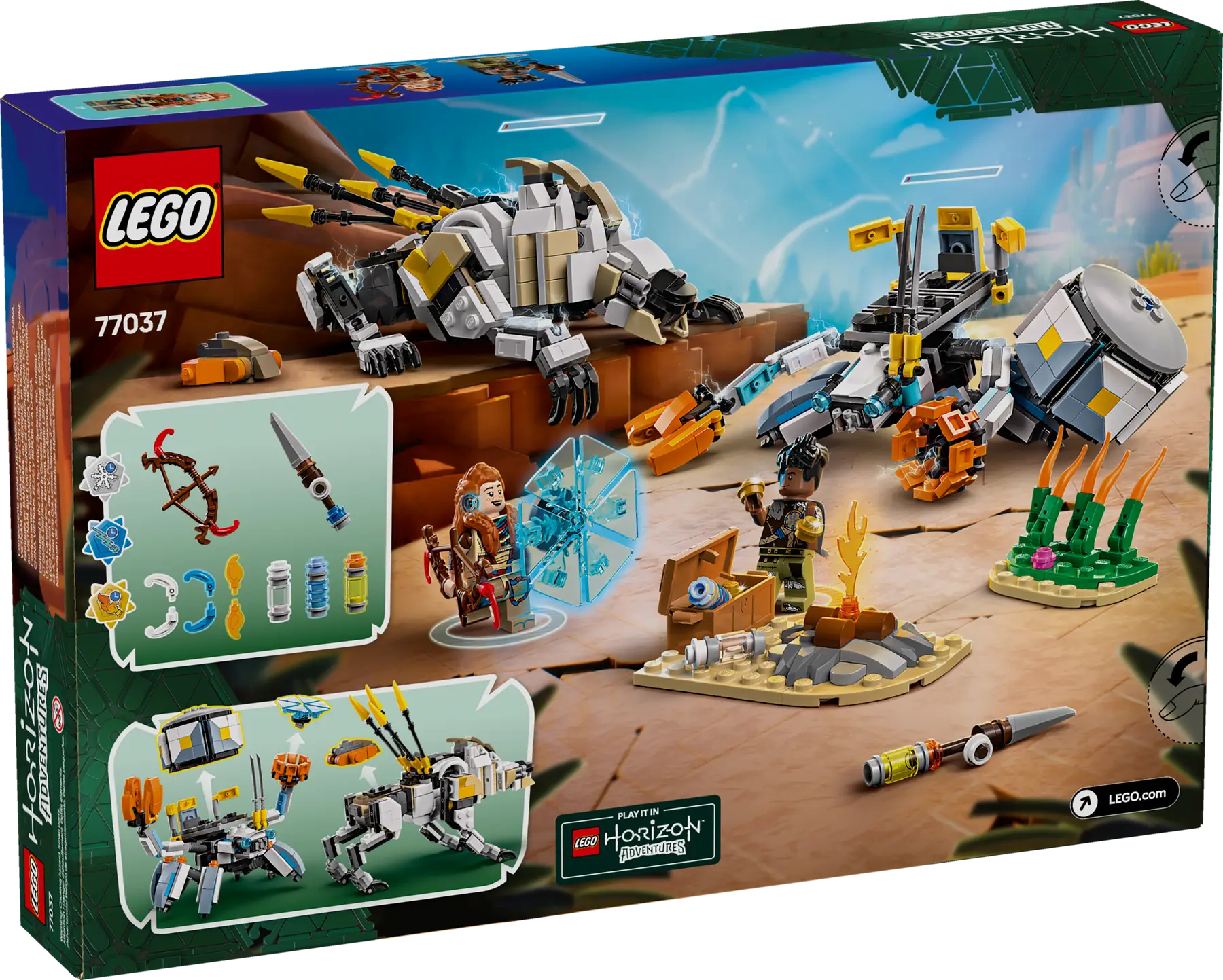 Lego Horizon Adventures Aloy & Varl vs. Shell-Walker & Sawtooth (77037)