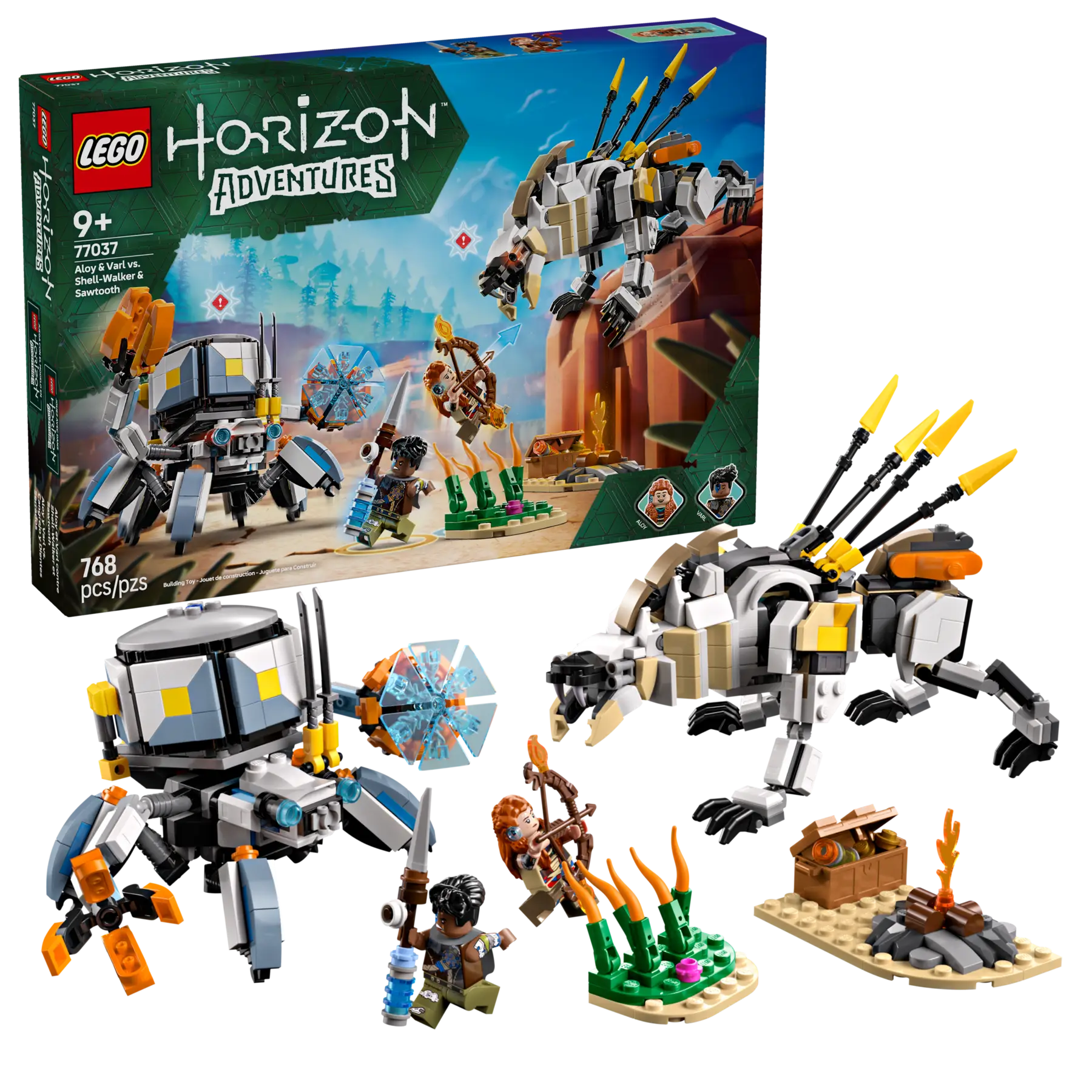 Lego Horizon Adventures Aloy & Varl vs. Shell-Walker & Sawtooth (77037)