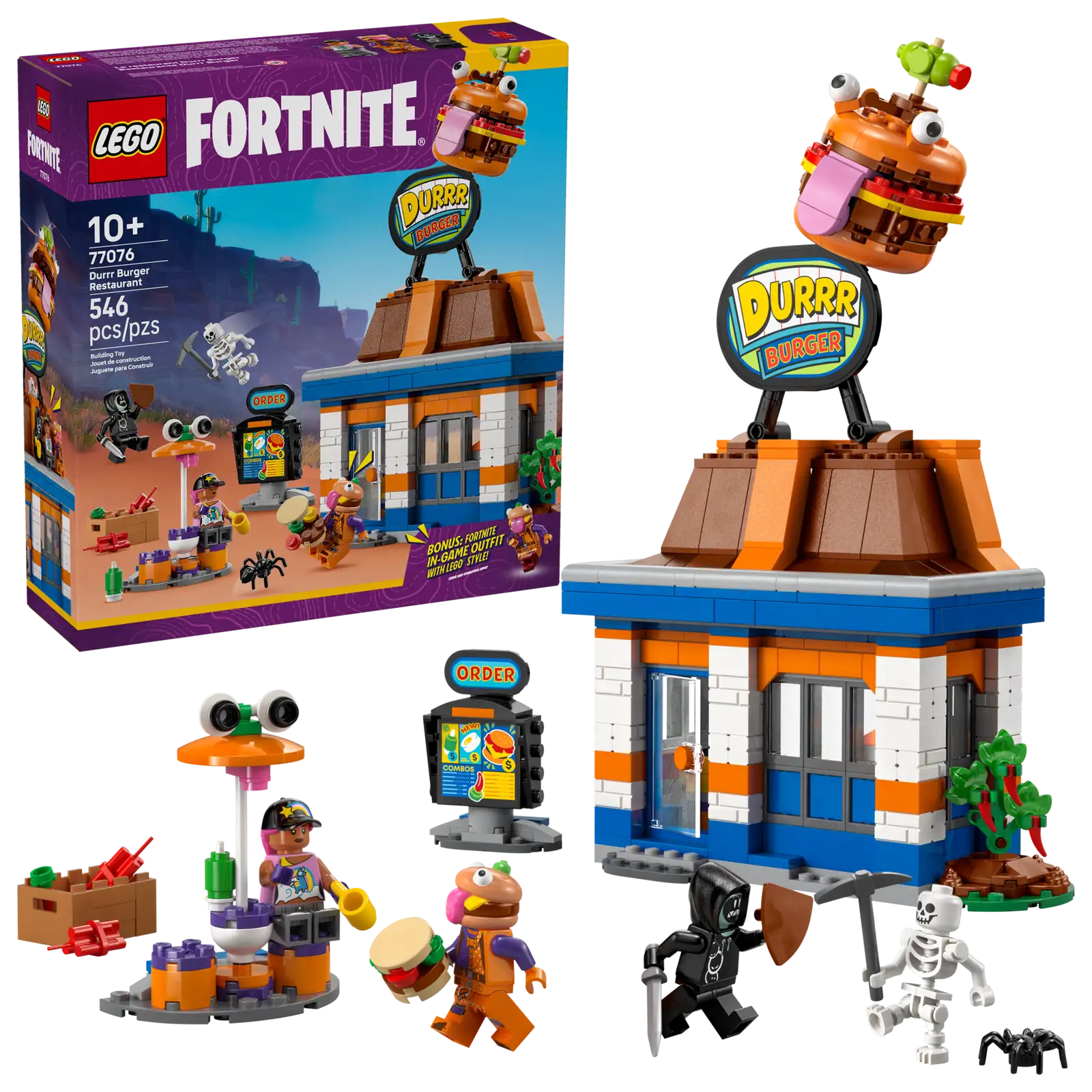 Lego Durrr Burger Restaurant  (77076)