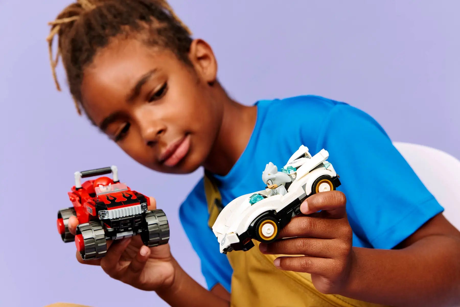 Lego Silver's Car vs. Knuckles' Monster Truck (77118)