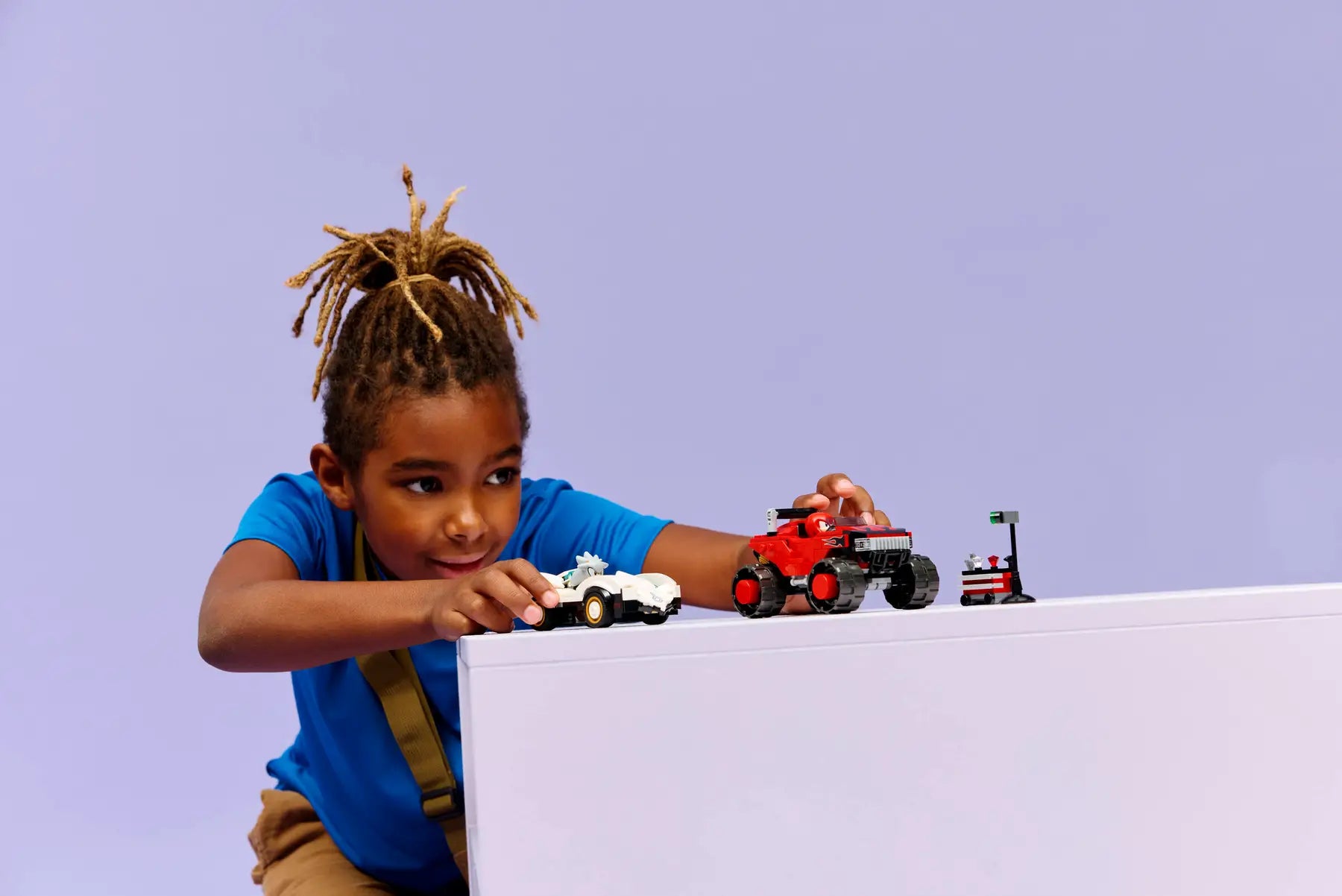 Lego Silver's Car vs. Knuckles' Monster Truck (77118)