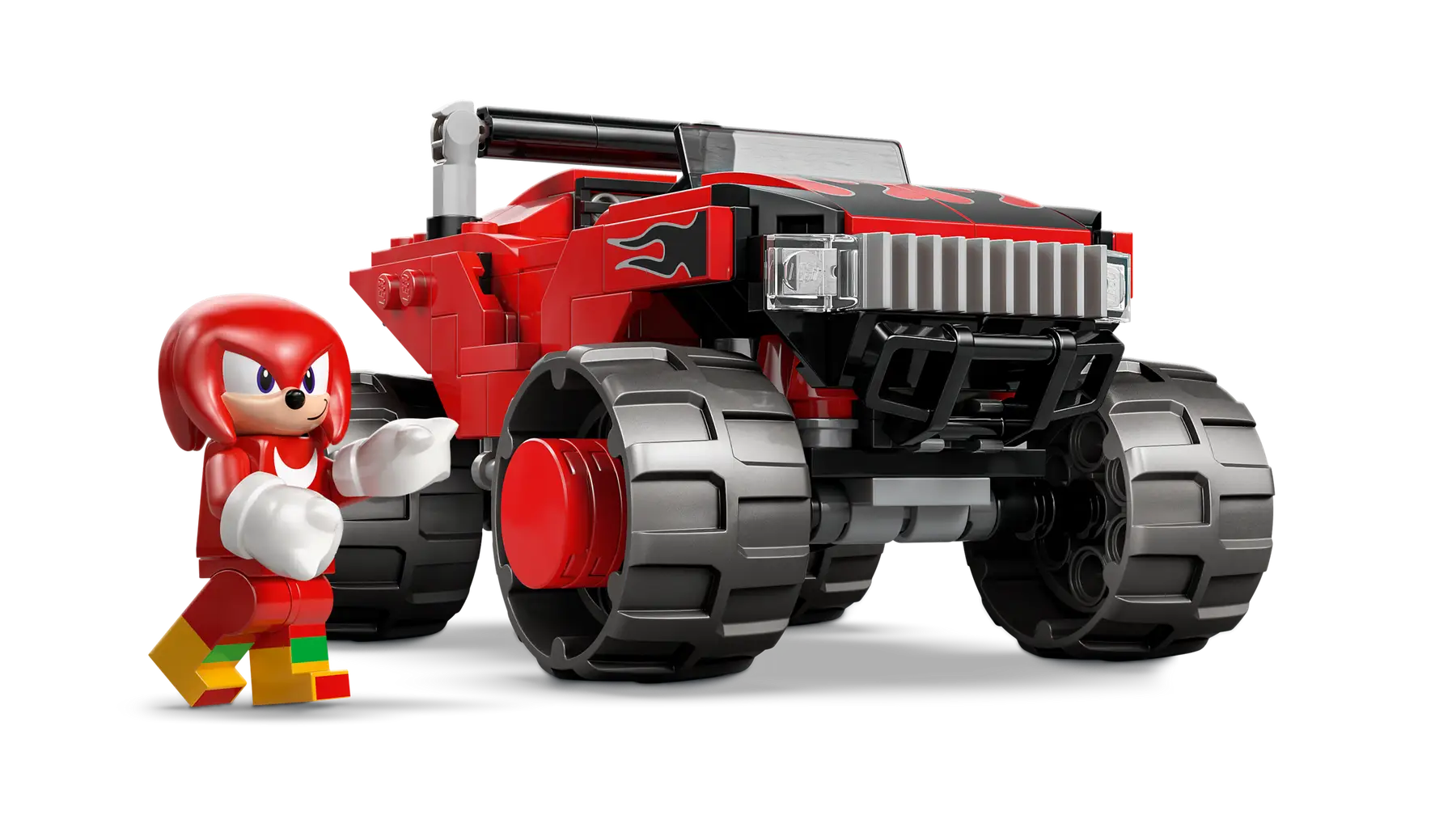Lego Silver's Car vs. Knuckles' Monster Truck (77118)