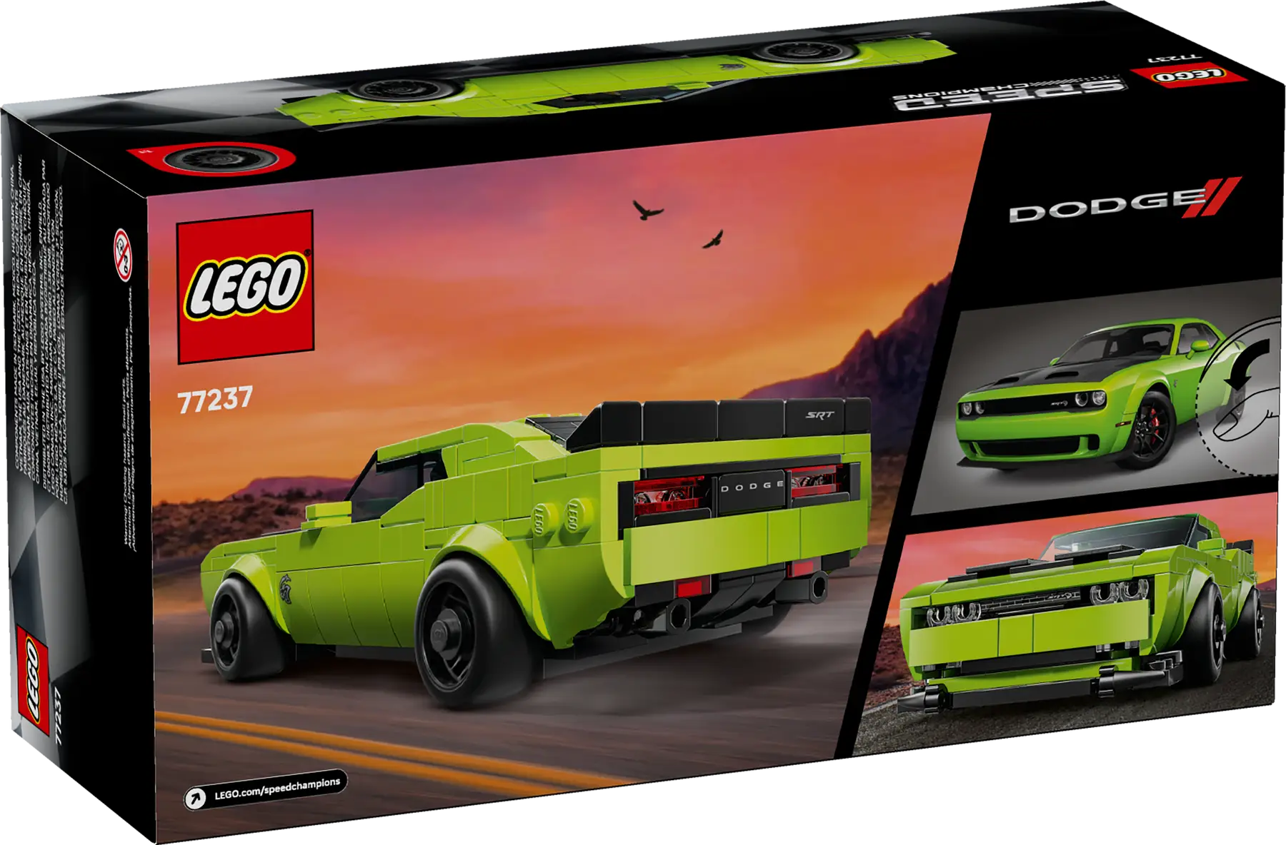 Lego Dodge Challenger SRT Hellcat Sports Car (77237)