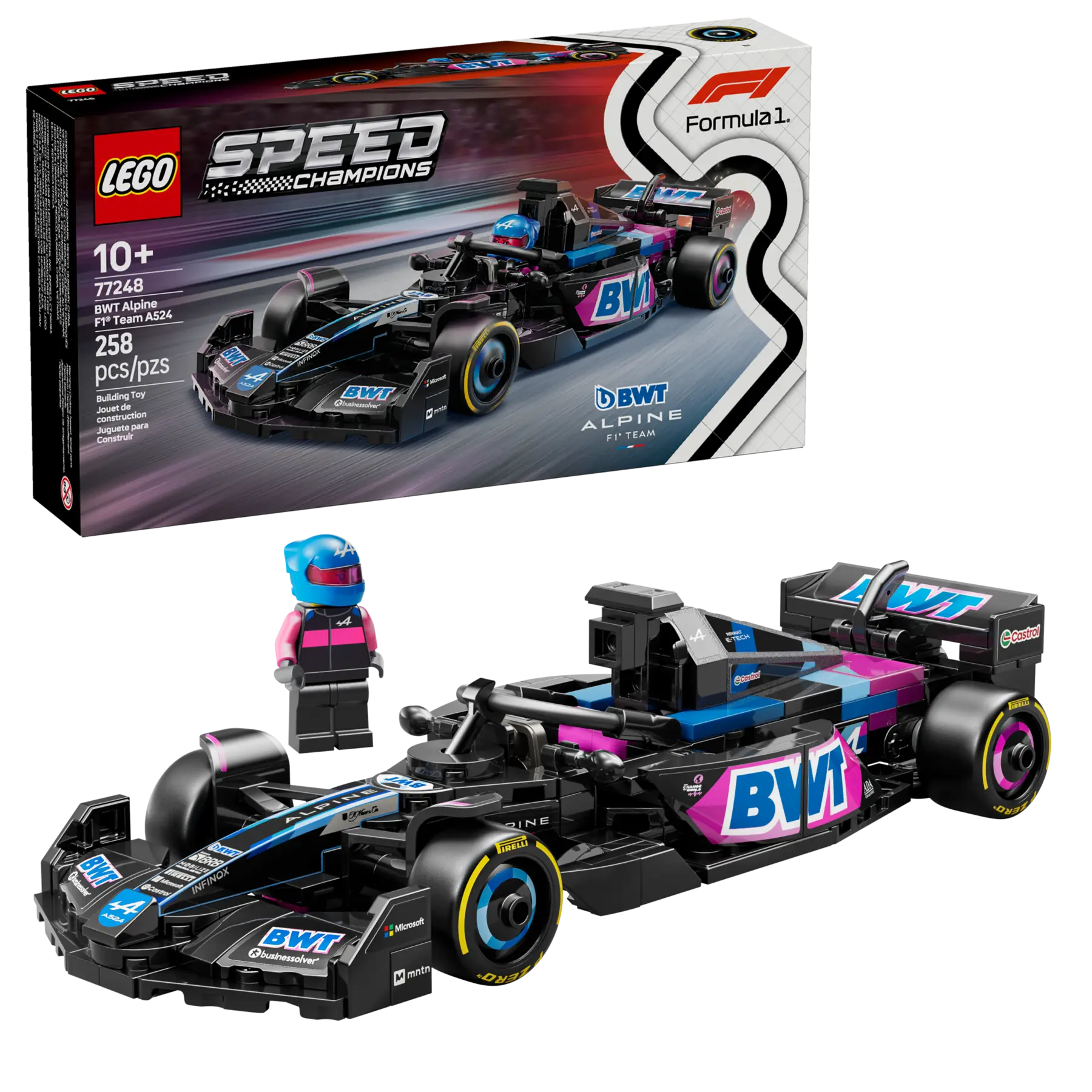 Lego BWT Alpine F1® Team A524 Race Car (77248)