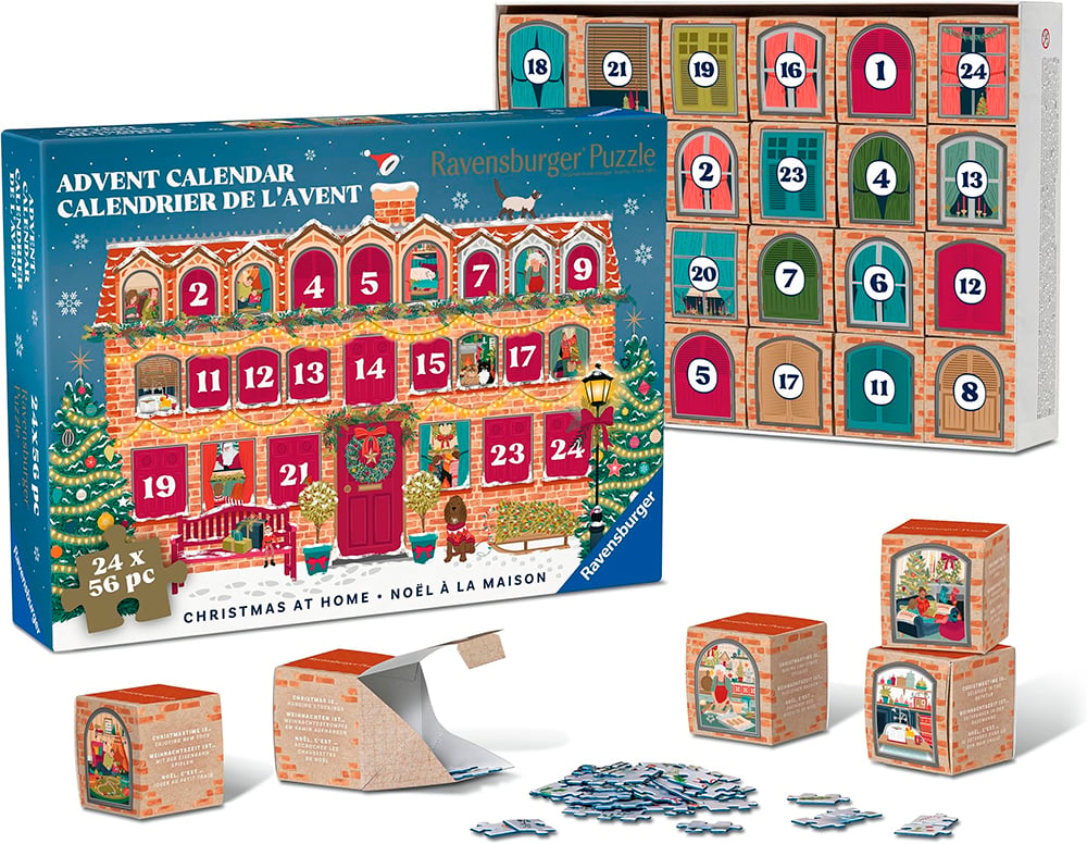 Ravensburger 2026 Puzzle Advent Calendar – 24-Day Christmas Countdown Puzzle Set (Ages 6+)