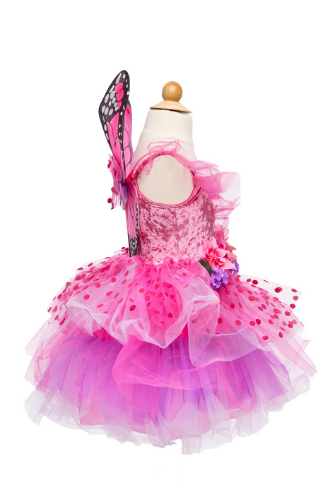 Great Pretenders Fairy Blooms Deluxe Dress & Wings, Hot Pink/Lilac, Size 3-4
