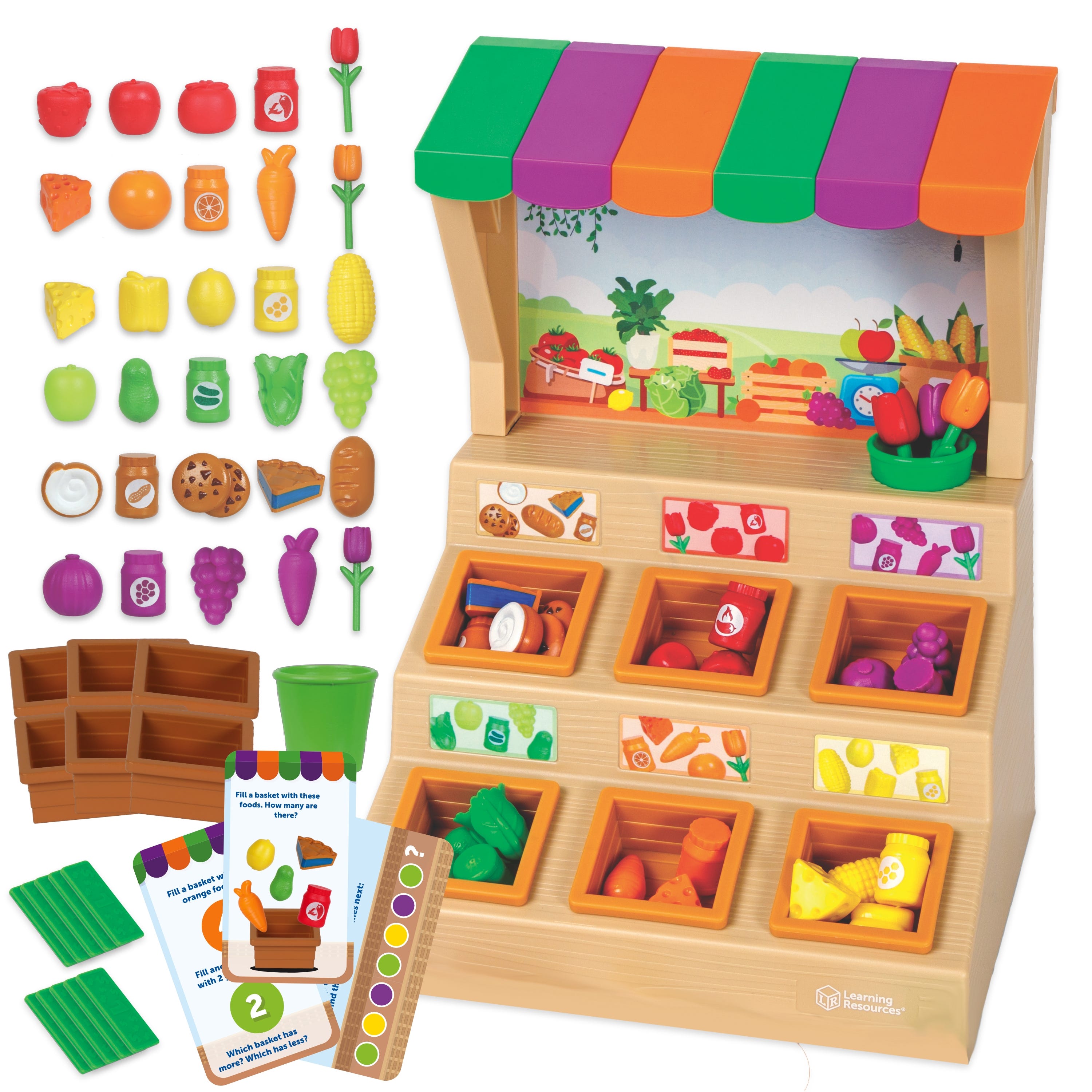 Learning Resources Mini Farmstand Sorting Set