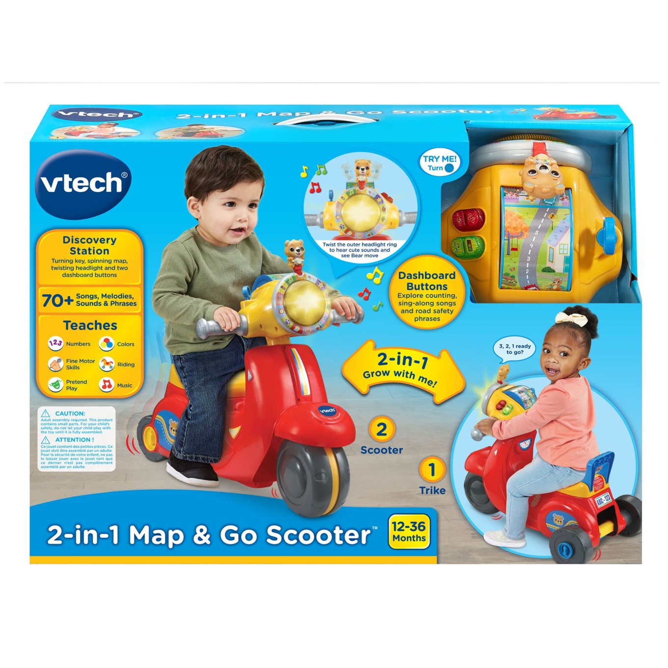 Vtech 2-in-1 Map & Go Scooter™