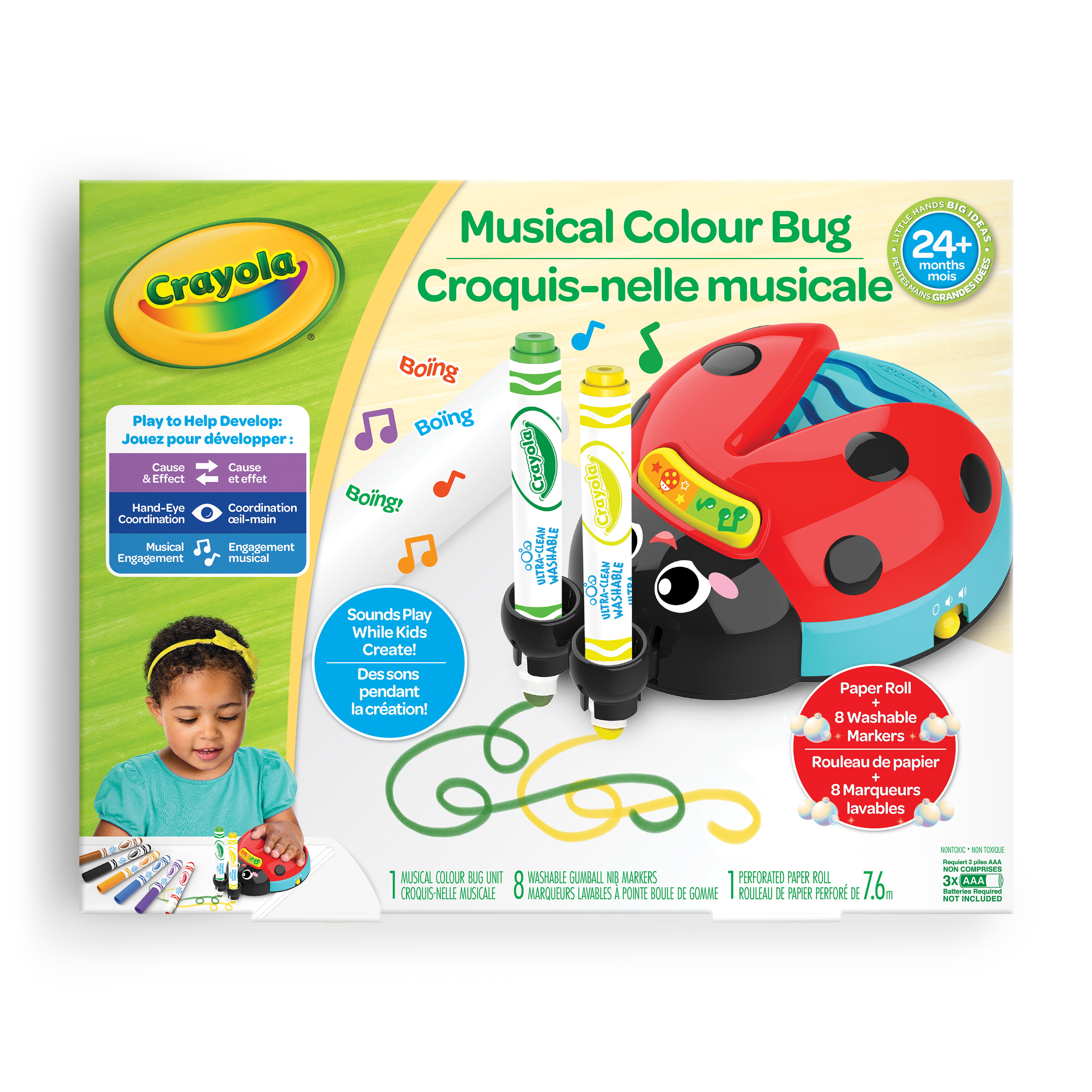 Crayola Young Kids Musical Doodle Bug