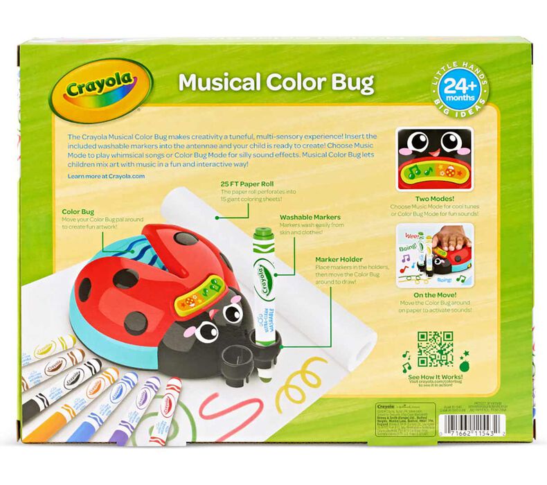Crayola Young Kids Musical Doodle Bug