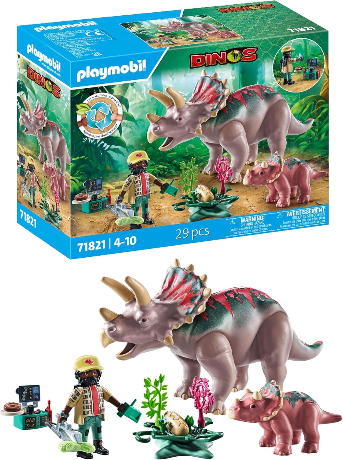 Playmobil Triceratops Family (71821)