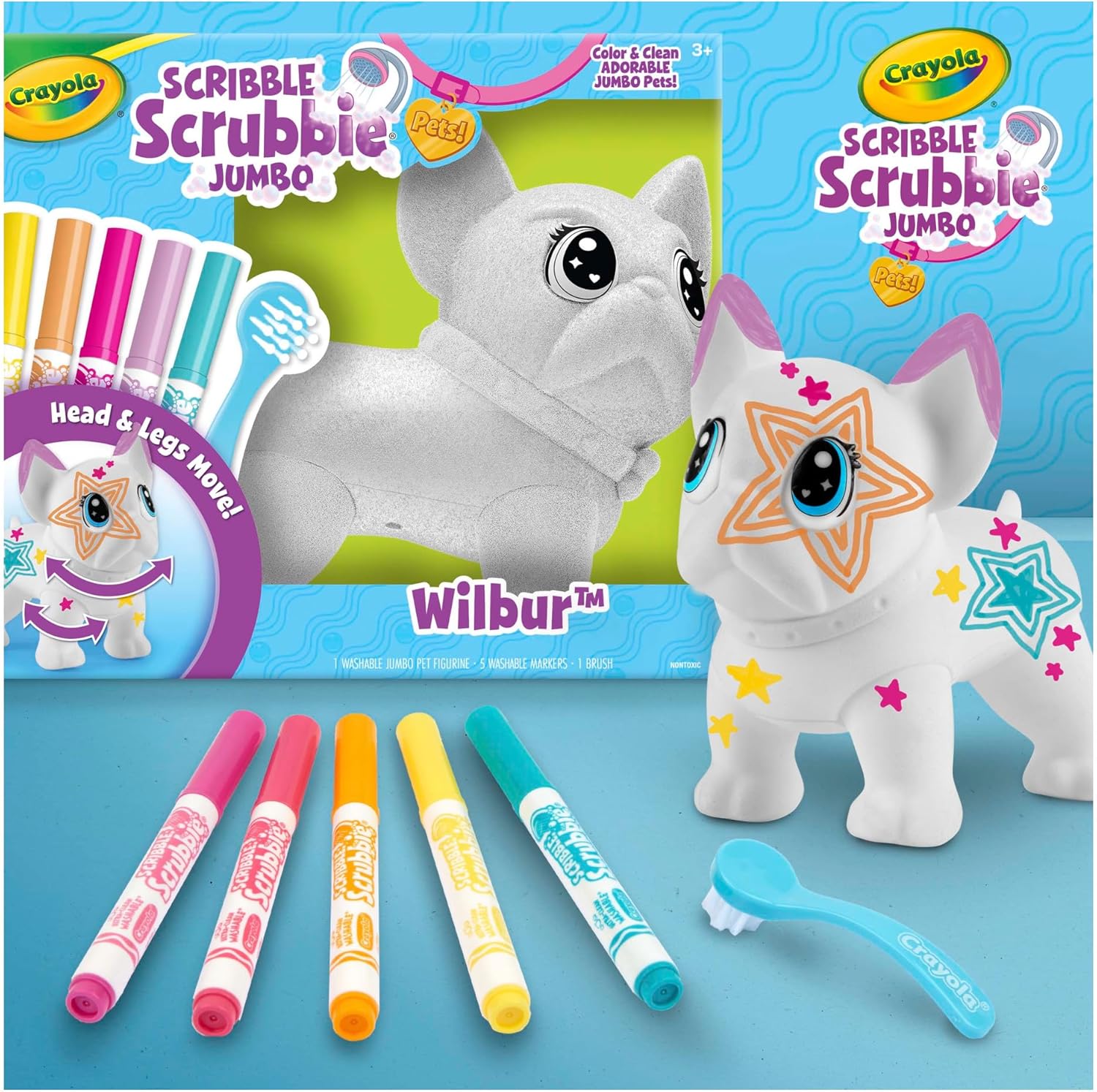 Crayola Scribble Scrubbie Jumbo Pets – Wilbur