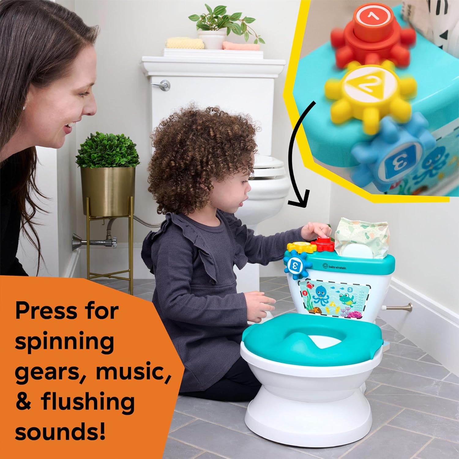 Baby Einstein BE Geared for Success 2-in-1 Potty Training System