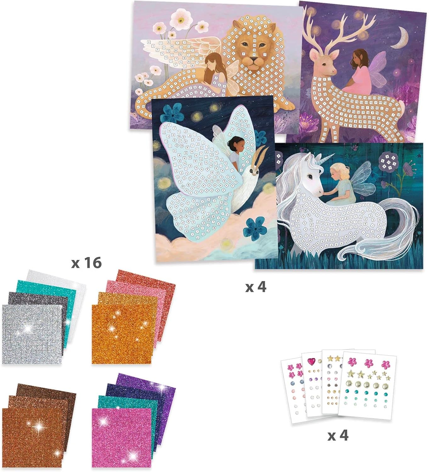 Djeco Mosaic Kit The Enchanted World