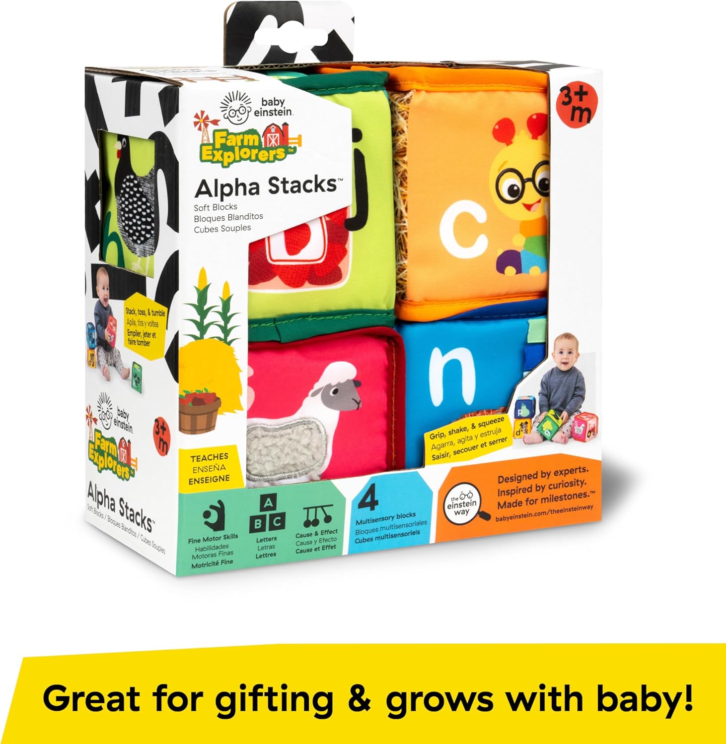 Baby Einstein Alpha Stacks™ Soft Blocks