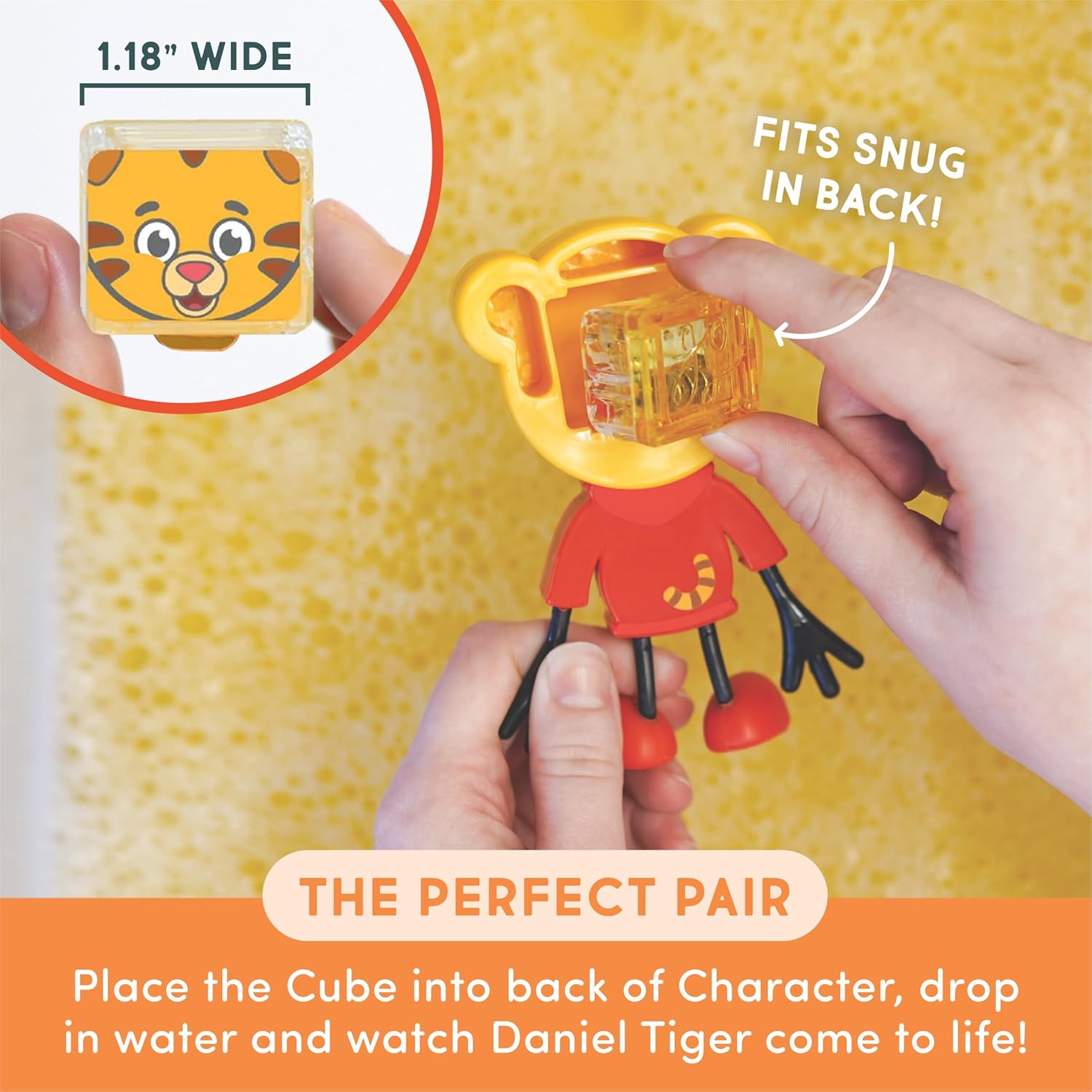 Glo Pals Water Activated Bath Toy - Daniel Tiger