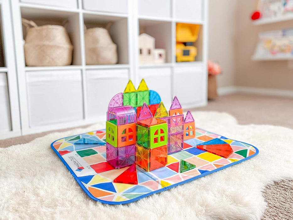 MAGNA-TILES Storage Bin & Interactive Play-Mat