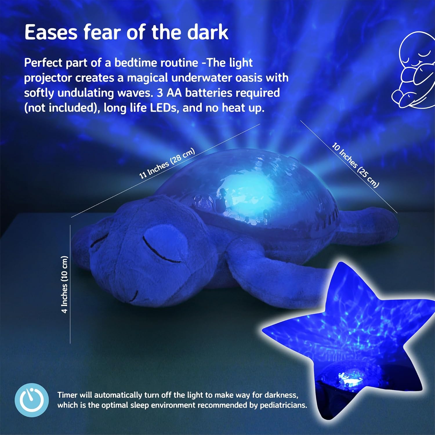 Tranquil Turtle™ Rechargeable- Ocean