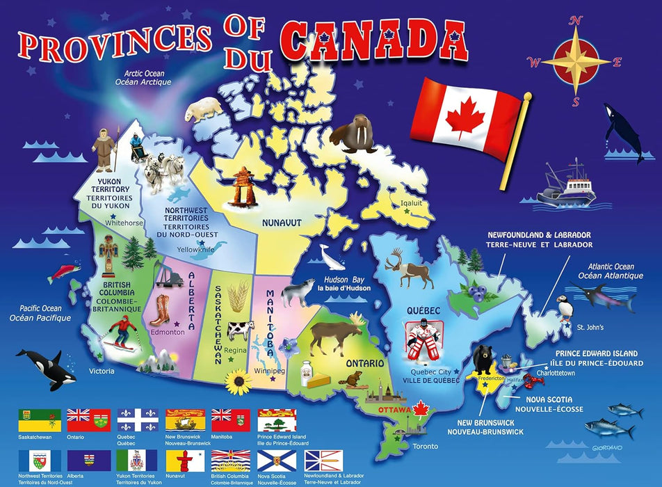 Ravensburger Map of Canada