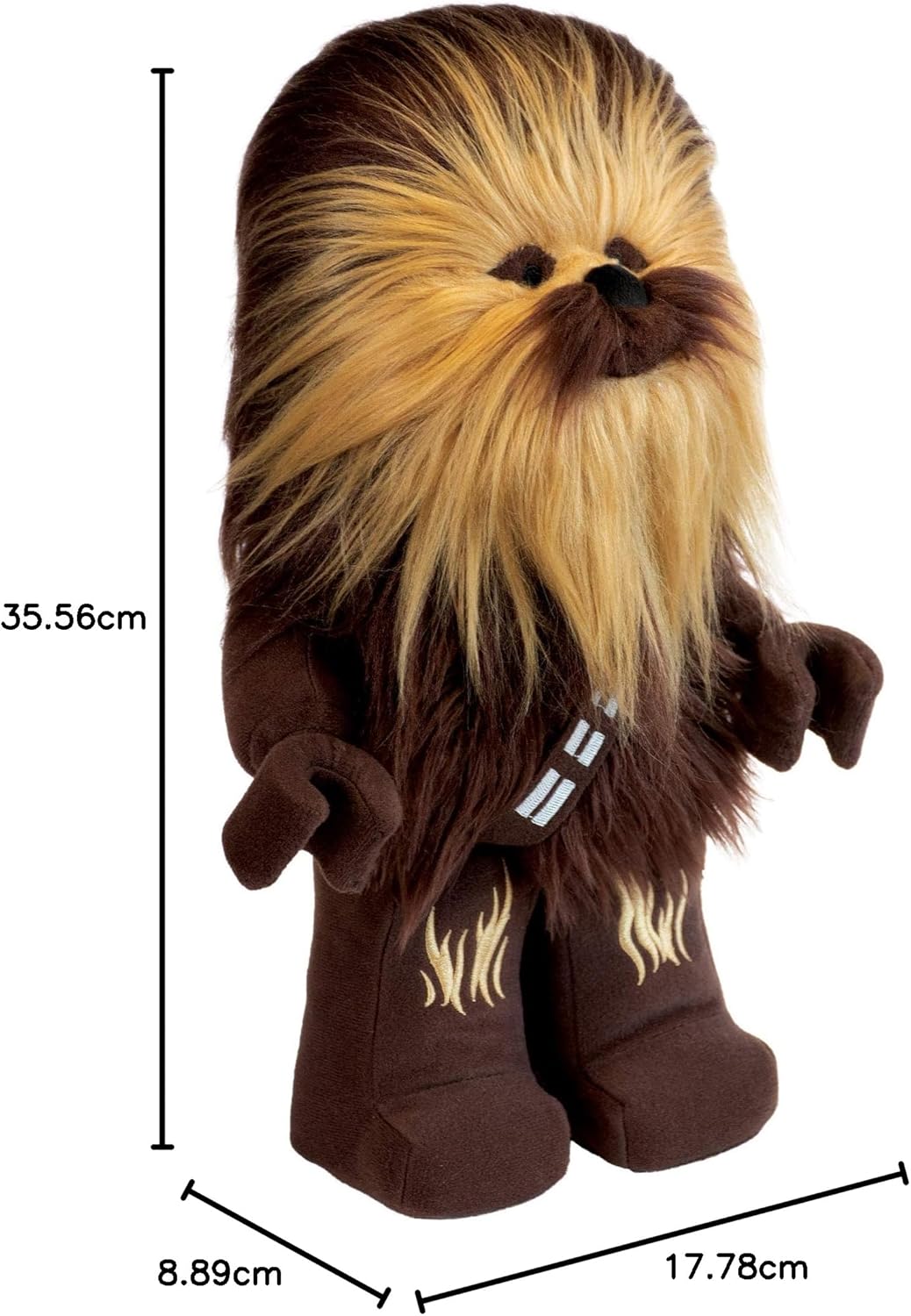 Manhattan Toy LEGO Star Wars Chewbacca 13" Plush – Official Collectible Stuffed Figure