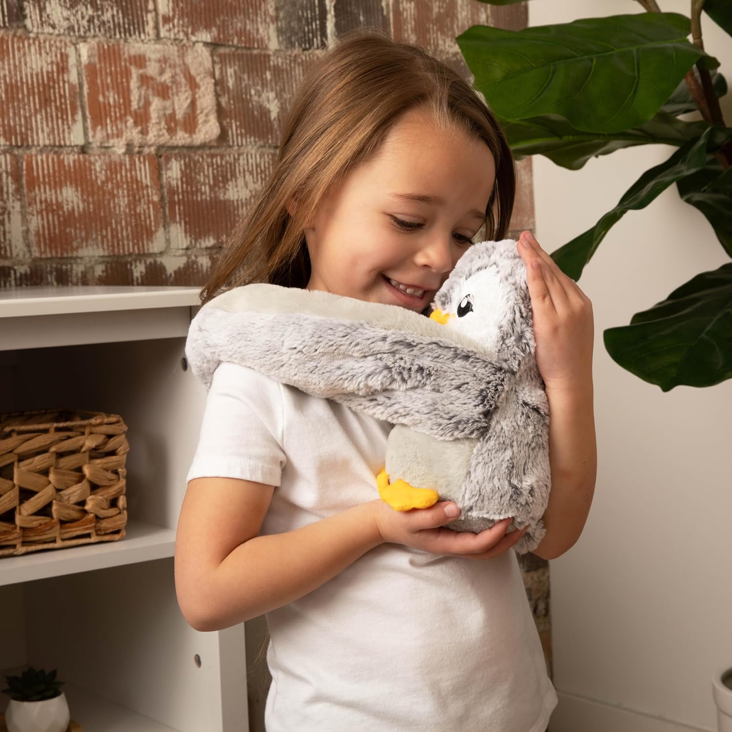 Hugimals Pax the Penguin – Weighted Stuffed Animal for Calm & Comfort (Ages 2+)