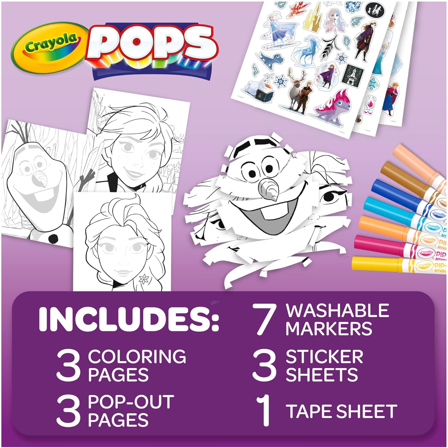 Crayola Pops 3D Activity Set - Frozen