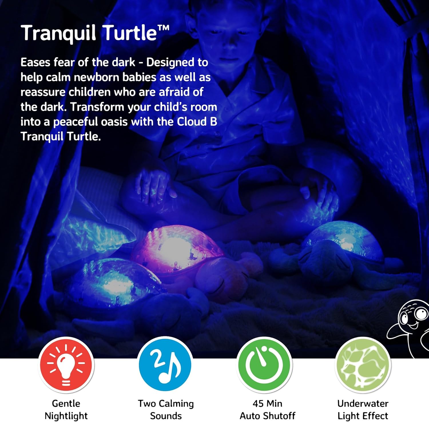 Tranquil Turtle™ Rechargeable- Ocean