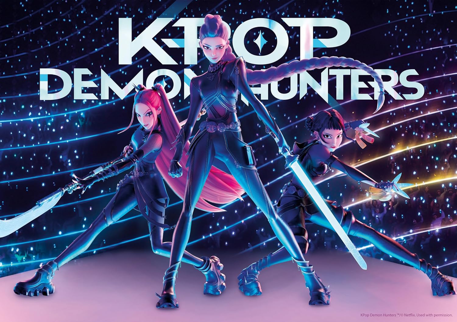 Ravensburger KPop Demon Hunters 500 pc Round Puzzle