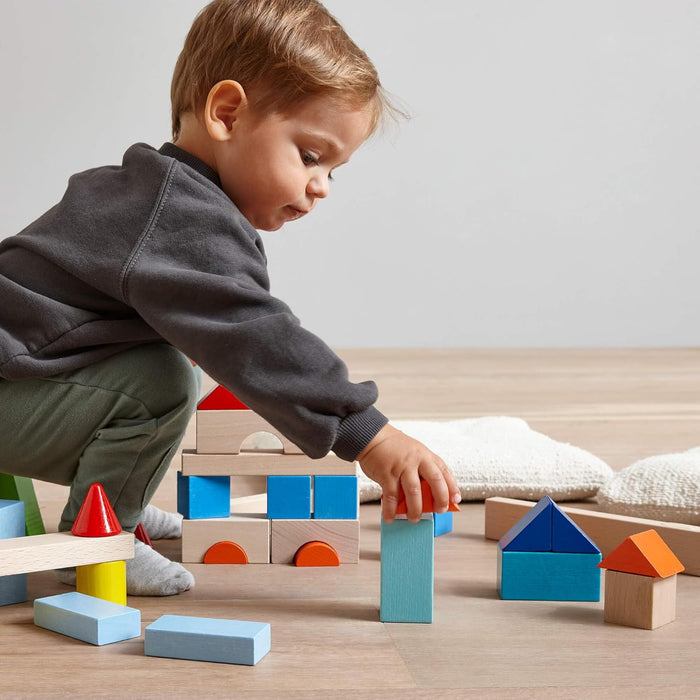 Colored Building Blocks 46 Pc Set