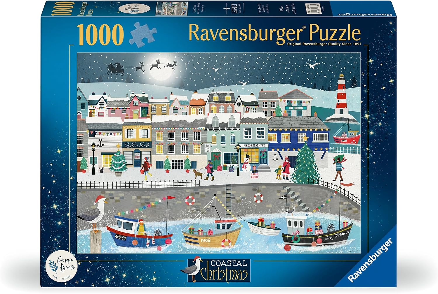 Ravensburger Coastal Christmas Puzzle 1000pcs
