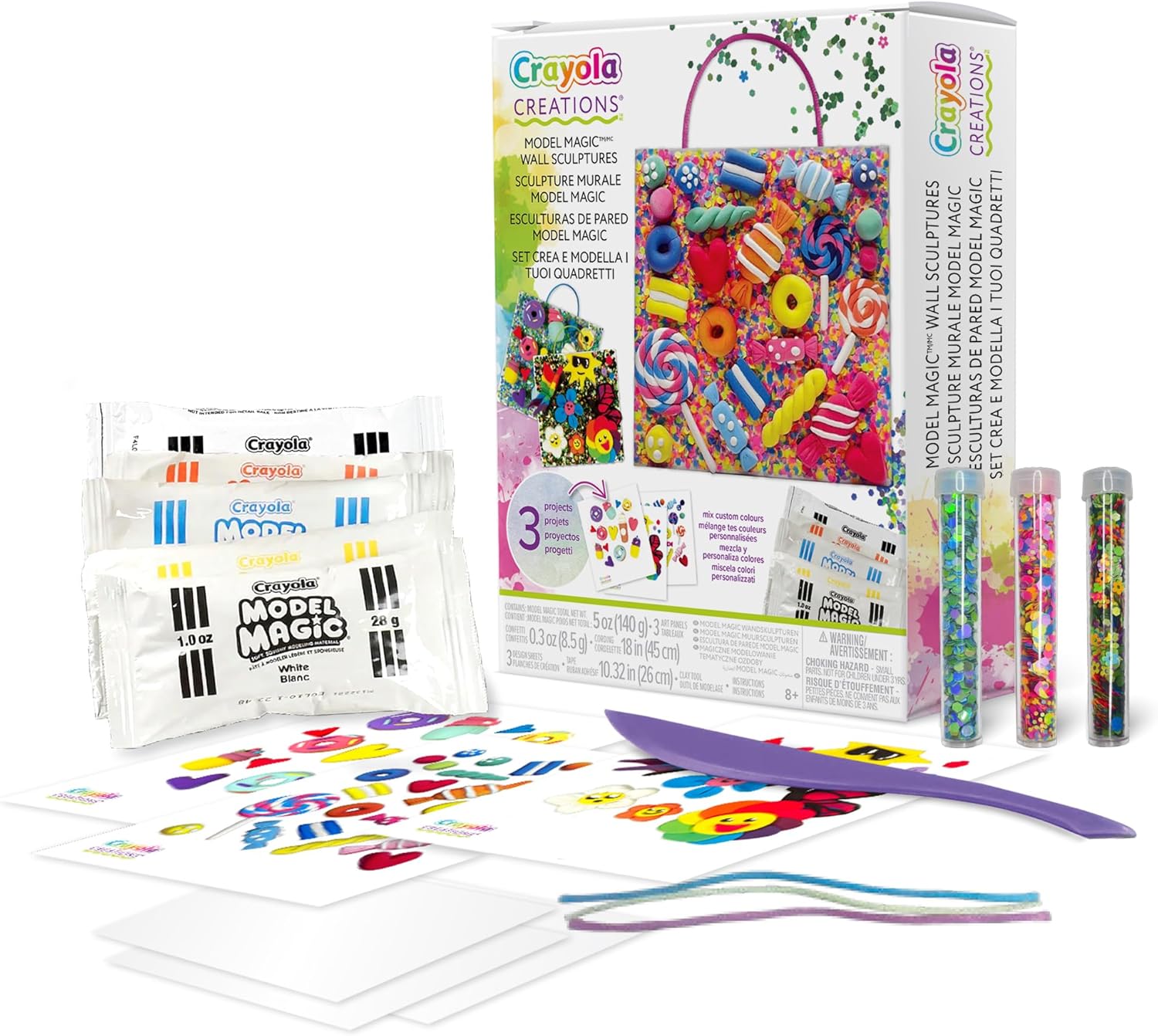 Crayola Creations Model Magic Wall Sculptures Kit
